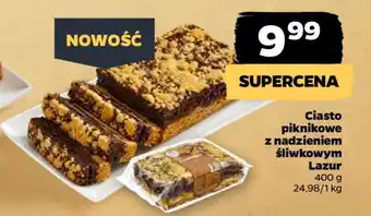 Netto Ciasto piknikowe z nadzieniem śliwkowym Lazur oferta