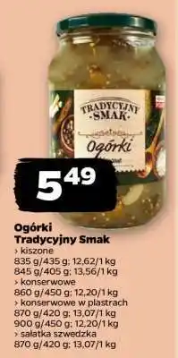 Netto Ogórki Tradycyjny Smak oferta