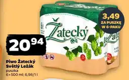 Netto Piwo Žatecký Světlý Ležák oferta