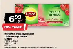 Netto Herbatka aromatyzowana zielona ekspresowa Lipton oferta