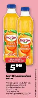 Netto Sok 100% pomarańcza Hortex oferta
