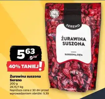 Netto Żurawina suszona Sereno oferta
