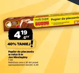 Netto Papier do pieczenia w rolce 8 m Jan Niezbędny oferta