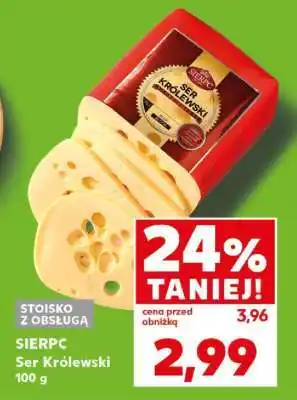 Kaufland SIERPC Ser Królewski 100 g oferta
