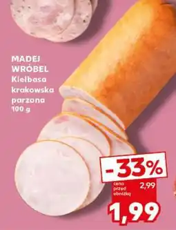 Kaufland Kiełbasa krakowska parzona 100 g oferta