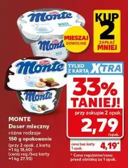Kaufland MONTE Deser mleczny oferta