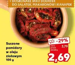 Kaufland Suszone pomidory w oleju ziołowym 100 g oferta