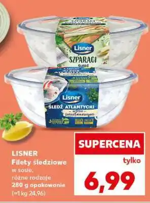 Kaufland LISNER Filety śledziowe w sosie, różne rodzaje oferta