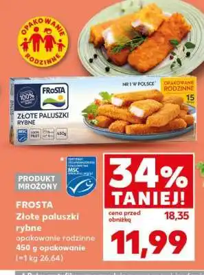 Kaufland FROSTA Złote paluszki rybne oferta