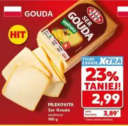 Kaufland MLEKOVITA Ser Gouda wędzony 100 g oferta