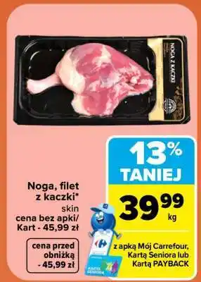 Carrefour Noga, filet z kaczki oferta