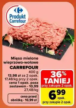 Carrefour Mięso mielone wieprzowo-wołowe Carrefour oferta