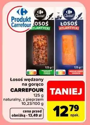 Carrefour Łosoś wędzony na gorąco oferta