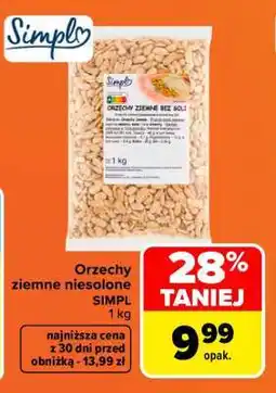 Carrefour Orzechy ziemne niesolone oferta