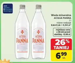 Carrefour Woda mineralna ACQUA PANNA oferta