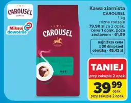 Carrefour Kawa ziarnista CAROUSEL oferta