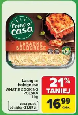 Carrefour Lasagne bolognese oferta