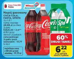 Carrefour Napój gazowany COCA-COLA, FANTA, SPRITE oferta