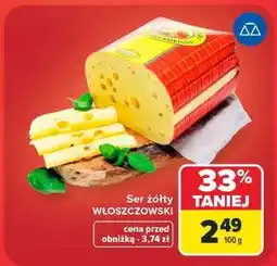 Carrefour Ser żółty* WŁOSZCZOWSKI oferta