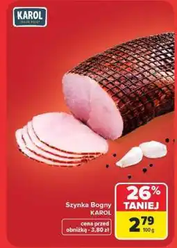 Carrefour Szynka Bogny oferta