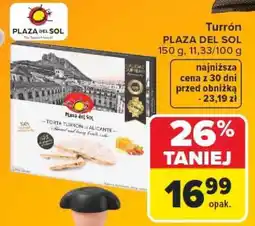 Carrefour Turrón PLAZA DEL SOL oferta