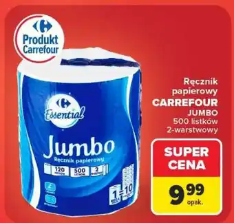 Carrefour Ręcznik papierowy Carrefour JUMBO oferta