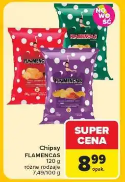 Carrefour Chipsy FLAMENCAS oferta