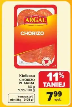 Carrefour Kiełbasa CHORIZO PL ARGAL oferta