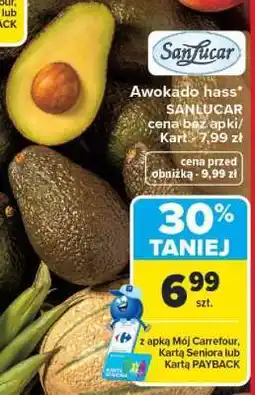 Carrefour SanLucar Awokado hass oferta