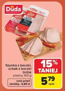 Carrefour Szynka z beczki, schab z beczki oferta