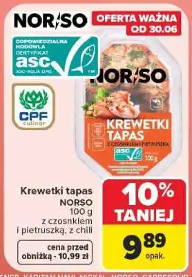 Carrefour Krewetki tapas oferta