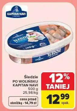 Carrefour Śledzie po wolińsku KAPITAN NAVI oferta