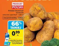 Carrefour Polskie ziemniaki wczesne oferta