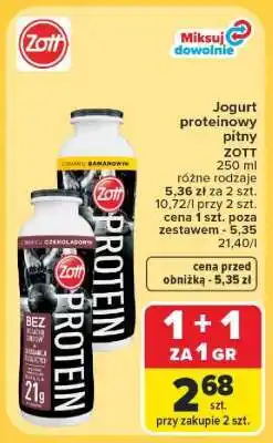 Carrefour Jogurt proteinowy pitny oferta