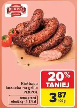 Carrefour Kiełbasa kozacka na grilla oferta