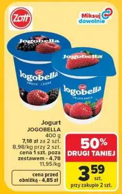 Carrefour Jogurt JOGOBELLA oferta