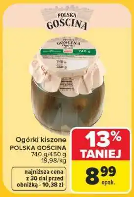 Carrefour Ogórki kiszone oferta