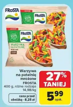 Carrefour Warzywa na patelnię mrożone oferta