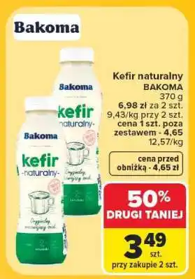 Carrefour Kefir naturalny BAKOMA oferta