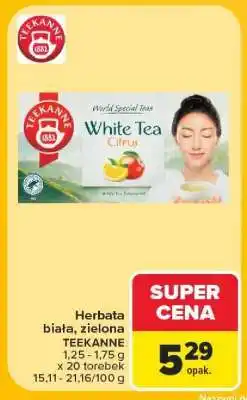 Carrefour Herbata biała, zielona oferta