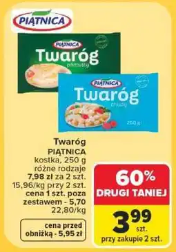 Carrefour Twaróg PIĄTNICA oferta