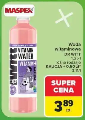 Carrefour Woda witaminowa Dr Witt oferta