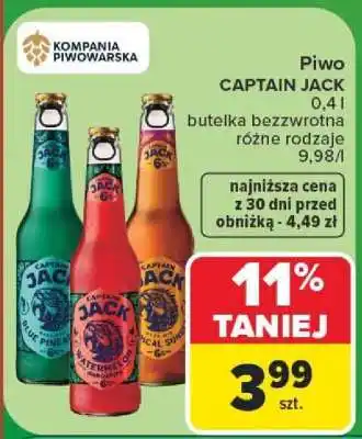 Carrefour Piwo Captain Jack oferta