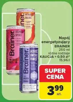 Carrefour Napój energetyzujący BRAINER oferta