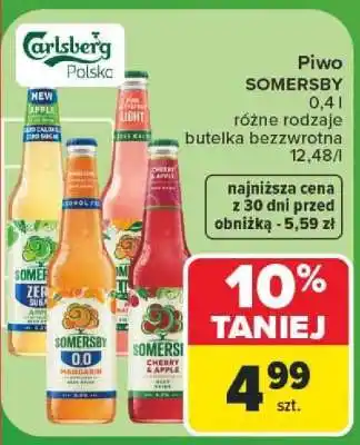 Carrefour Piwo SOMERSBY oferta