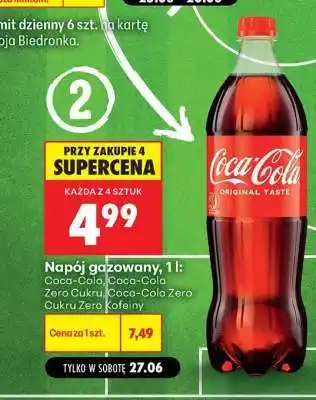 Biedronka Napój gazowany, 1l oferta