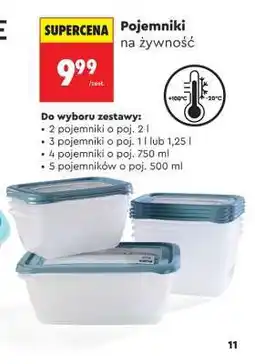 Biedronka Pojemniki na żywność oferta
