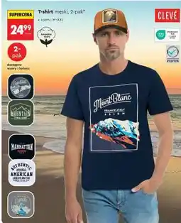 Biedronka T-shirt męski, 2-pak oferta