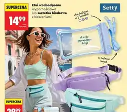 Biedronka Etui wodoodporne wypornościowe lub saszetka biodrowa z kieszeniami oferta