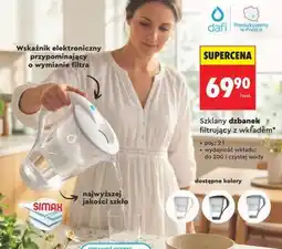 Biedronka Szklany dzbanek filtrujący z wkładem oferta